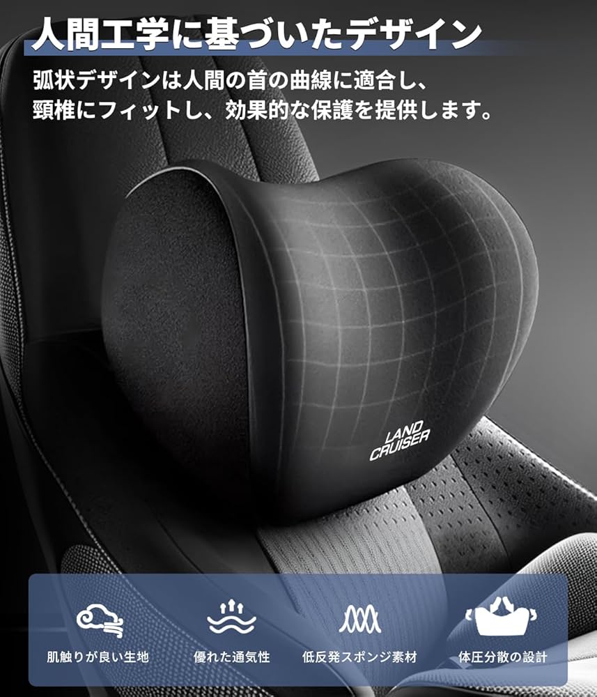 トヨタセンチュリー　腰あて　ランバーサポート Amazon | ランバーサポート ネックパッド ランドクルーザー 専用